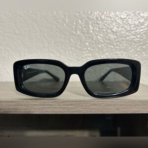 Ray-Ban RB4395 Kiliane Square Black Bio-based Men's Sunglasses